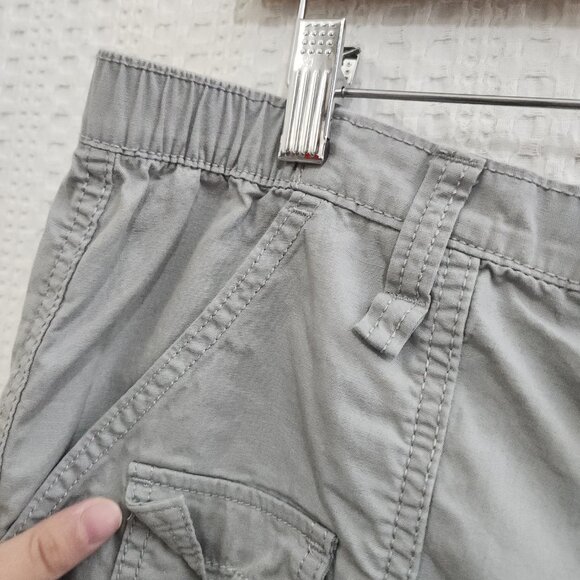 Divided by H&M gray cargo pants low rise baggy Y2K streetwear size 18 - Picture 4 of 14